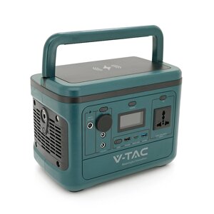 Портативне джерело живлення V-TAC VT-606, 500W, ( 26.2Ah /21.6V 568Wh)(275x170x200) 5.4kg