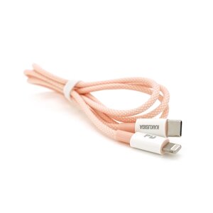 Кабель iKAKU KSC-723 GAOFEI PD20W smart fast charging cable (Type-C to Lightning), Pink, довжина 1м, BOX