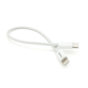 Кабель iKAKU KSC-653 FEIYUE PD100W fast charging short cable (Type-C to Lightning), White, довжина 0.25м, BOX