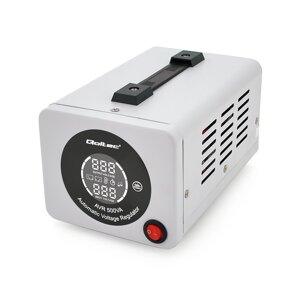 Стабілізатор Qoltec AVR-500VA, аналогова індикація, 400W, 1 schuko, Q6