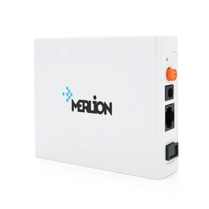 Абонентський термінал Merlion EPON 1100GZB (ONU) (123*93*60 ) 0,19 кг (100*65*21)