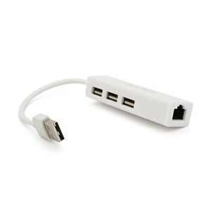 Контролер USB 2.0 до Ethernet VEGGIEG - Мережевий адаптер 100 / 1000Mbps з проводом RTL-8152B + FE2.2S + 3 порту USB2.0,