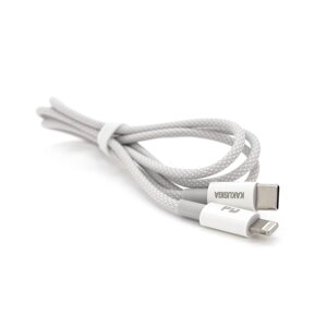 Кабель iKAKU KSC-723 GAOFEI PD20W smart fast charging cable (Type-C to Lightning), Silver, довжина 1м, BOX