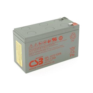 Акумуляторна батарея CSB GPL1272F2, 12V 7,2Ah (151х65х100мм) 2,63кг Q10