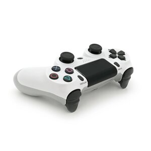 Геймпад Brazzers бездротовий для PS4 Wireless DUALSHOCK 4, роз'єм для навушників, LED light bar, White, 3.7V, 600mAh,