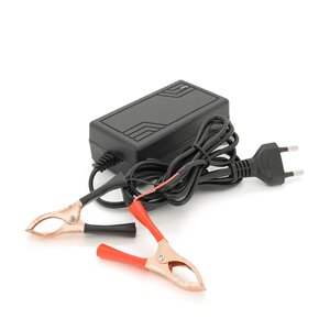 Зарядний пристрій акумуляторів LiFePO4 12V (14.6V),4S,2A, з крокодилами, LED-індикація