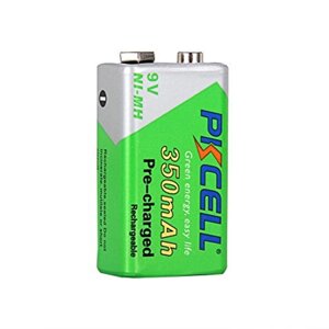 Акумулятор PKCELL 9V/350mAh, крона, NiMH Rechargeable Battery, 1 штука у блістері ціна за блістер Q10