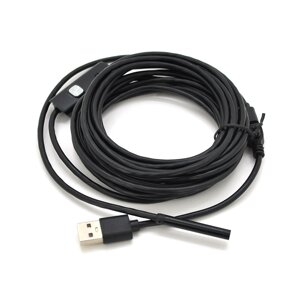 2 В 1 MicroUSB/PC HD ендоскоп, м'який провід, 5м