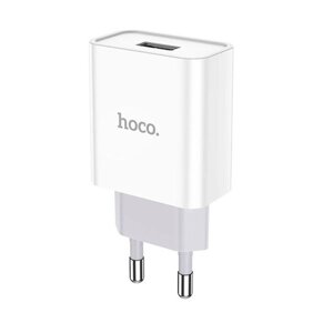 СЗУ 110-240V HOCO C72A 1xUSB, 2.1A, White, Blister