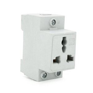 Модульна розетка Chenf Universal 3-pin на DIN-рейку, 250V/10-16A, Box