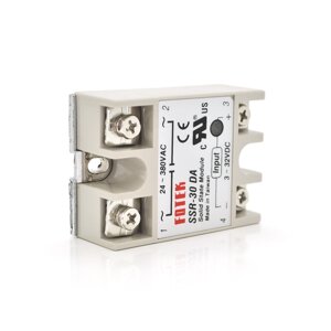 Твердотільні реле FQFER SSR-30DA 30А 24-380VAC