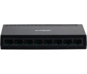 Комутатор Dahua DH-PFS3008-8GT-L 8 портів Ethernet 10/100 Мбіт/1000 Мбіт/сек, BOX Q20