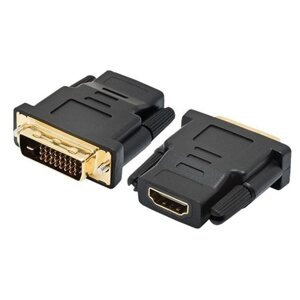 Перехідник HDMI (мама) / DVI-I 24 + 5 (тато) Black Q50