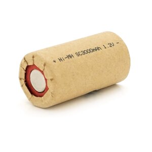 Акумуляторна батарея для шуруповерта Ni-MH SC3000mAh 1.2V, 10C, 22,5x42,5 mm