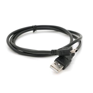 Кабель USB 2.0 AM/Mini USB (5 pin) пакет, довжина 0,8 м.