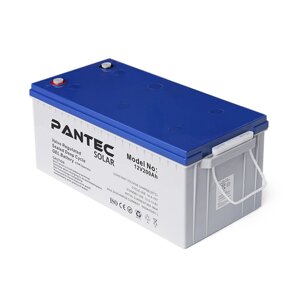 Акумуляторна батарея PANTEC 200-12 GEL 12V 200 Ah (522 x 240 x 224), 60.3 kg Grey Q1/48