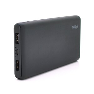 PowerbankTtec 10000mAh, Led, Output: 2*USB, 20W, Black, Q36