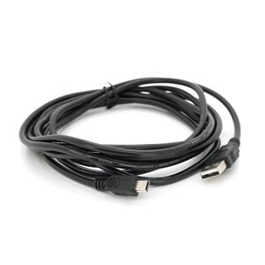 Кабель USB 2.0 (AM/Mini 5 pin) 3,0 м, чорний