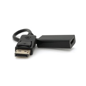 Конвертер Display Port ( тато ) на HDMI ( мама ) 30cm, Black, 4K, Пакет