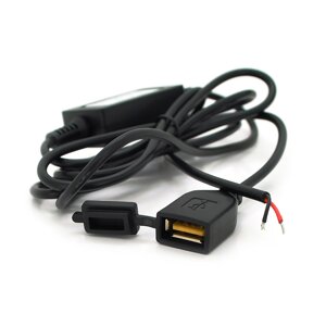 Конвертер USB2.0(F), DC 5V, Black, OEM