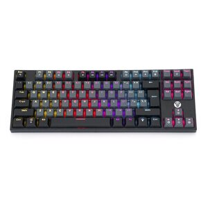 Клавіатура USB Fantech ATOM MK876, (Eng), Grey (red switch), 87к, Q10