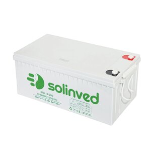 Акумуляторна батарея SOLINVED 200-12 GEL 12V 200 Ah (522 x 240 x 224), 60.3 kg Grey Q1/48