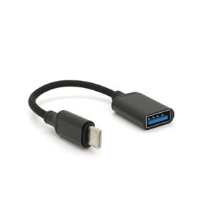 Перехідник KIN KY-242 USB2.0(AF) OTG - Type-C (M), 0.15m, Black, Box