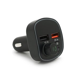 FM-модулятор Q2 з еквалайзером, 1.5A, FM, USB, TF, 49.5х41х36