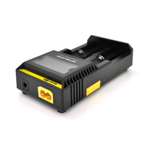 Зарядний пристрій універсальний Nitecore Digicharger D2, 2 канали, LCD дисплей, підтримує Li-ion, Ni-MH та Ni-Cd AA