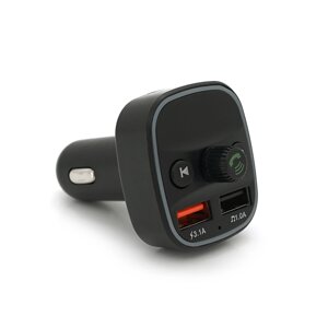 FM-модулятор Q1, 1.5A, FM, USB, TF, 49.5х41х36