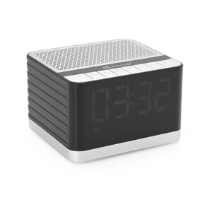 Колонка Kisonli G8 Bluetooth 5.0, 1х5W, 2000mAh, USB/TF/BT/FM/AUX/LCD/Clock, DC: 5V/1A, Black,, BOX, Q40