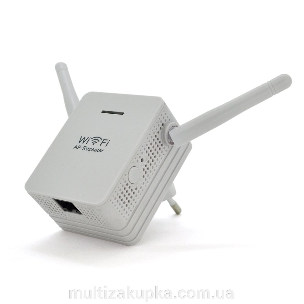 Підсилювач WiFi сигналу з 2-ма вбудованими антенами LV-WR06, живлення 220V, 300Mbps, IEEE 802.11b / g / n, 2.4GHz, BOX від компанії Mультізакупка - фото 1