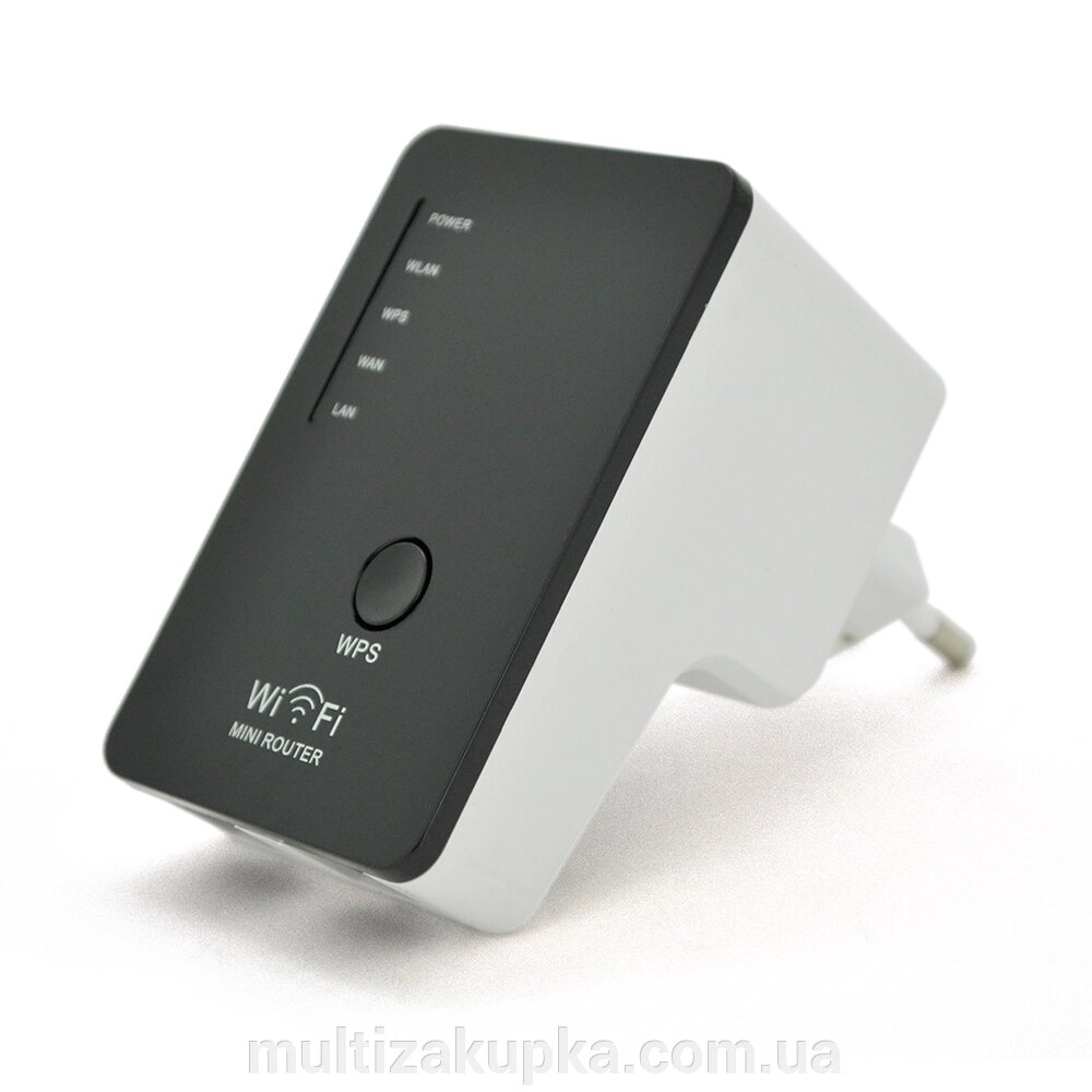 Підсилювач WiFi сигналу з вбудованою антеною LV-WR02В, живлення 220V, 300Mbps, IEEE 802.11b / g / n, 2.4GHz, BOX від компанії Mультізакупка - фото 1