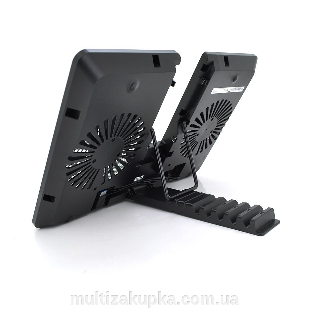 Підставка під ноутбук DeepCool U-PAL, 10-15,6", 2*140mm 100010% RPM, корпус пластик+алюміній, 390 х 280 х 27.5 mm, від компанії Mультізакупка - фото 1