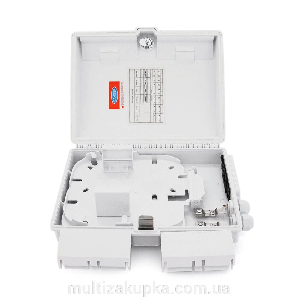 PON - box Merlion ML-OP-S216-PLC 16-канальний, 2шт 1x8PLC або 1x16PLC, матеріал ABS, IP65 від компанії Mультізакупка - фото 1