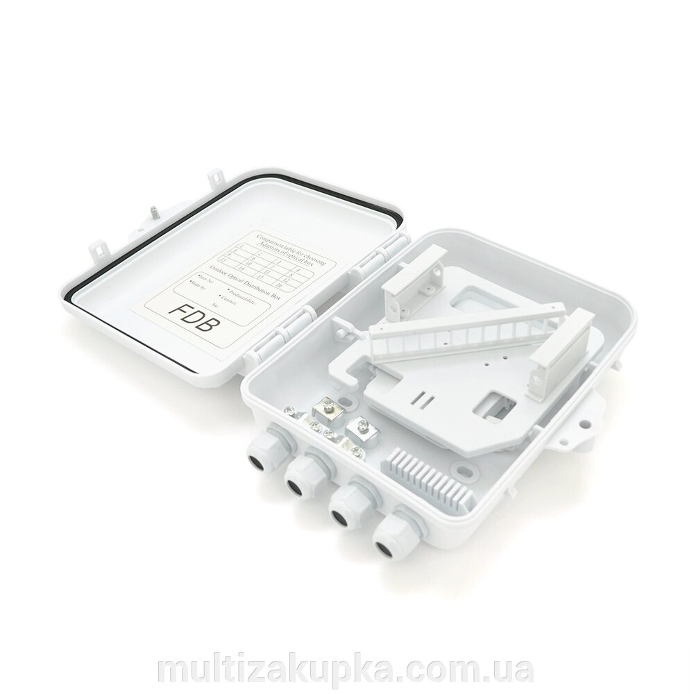 PON-box Merlion ML-OP-S230-SC 8-канальний, SC Simplex adapter, матеріал ABS/PP, IP65 від компанії Mультізакупка - фото 1