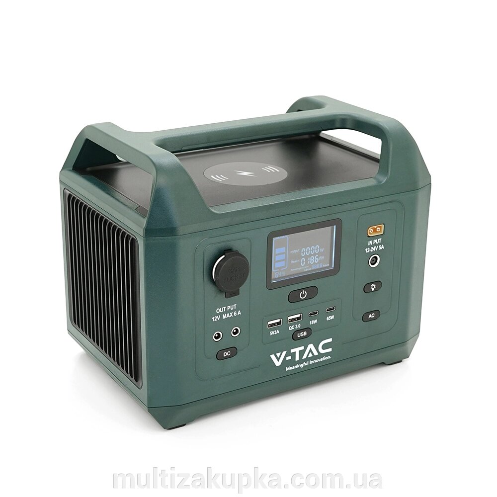 Портативне джерело живлення V-TAC VT-303N, 300W, LiFePO4(IRF32135 19.2V 15Ah/288Wh) (249*171.5*208) 4,3kg від компанії Mультізакупка - фото 1