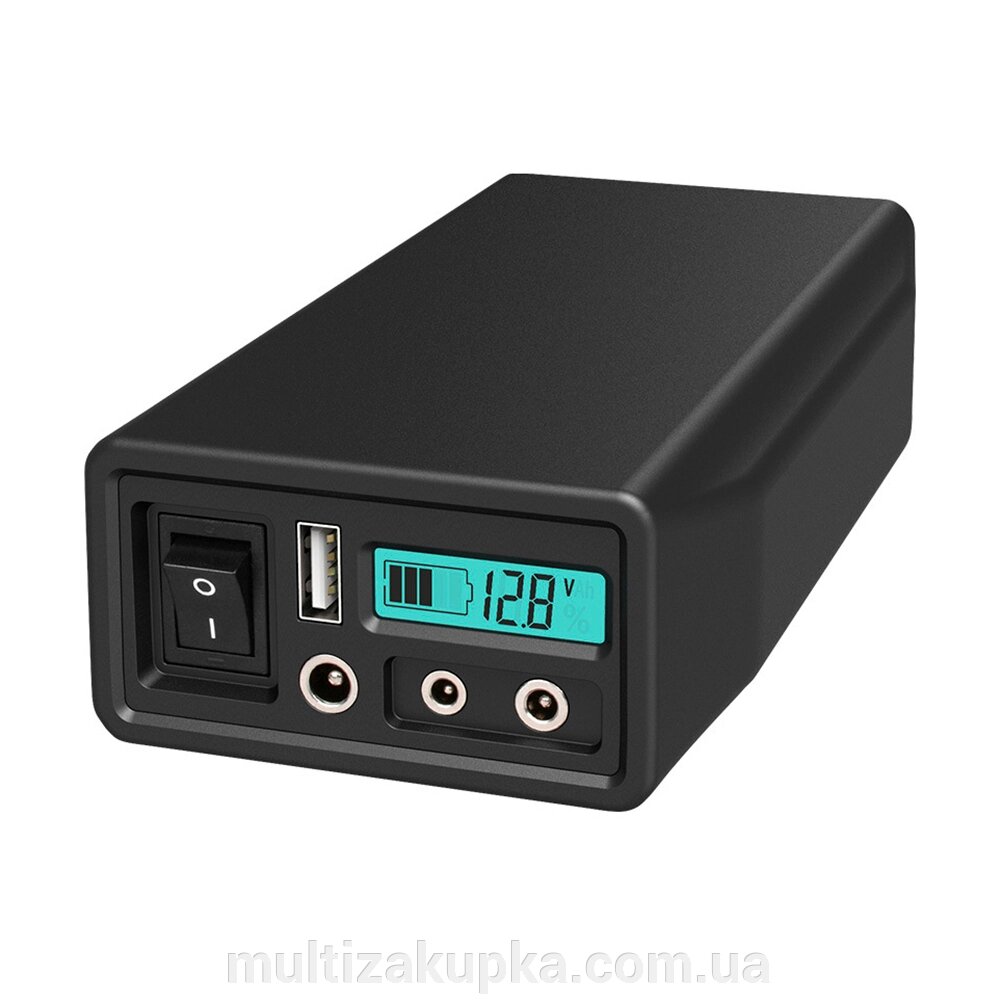 Портативний PowerBank, 24000mAh, Вихід: DC12V/5A 9V/2A 6V/2A 5V/2A, Вхід: DC 14.6V , LCD від компанії Mультізакупка - фото 1