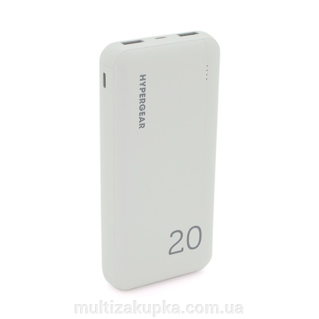 PowerBank Hypergear 20000mAh Fast Charge , 2*USB, White, Q24 від компанії Mультізакупка - фото 1