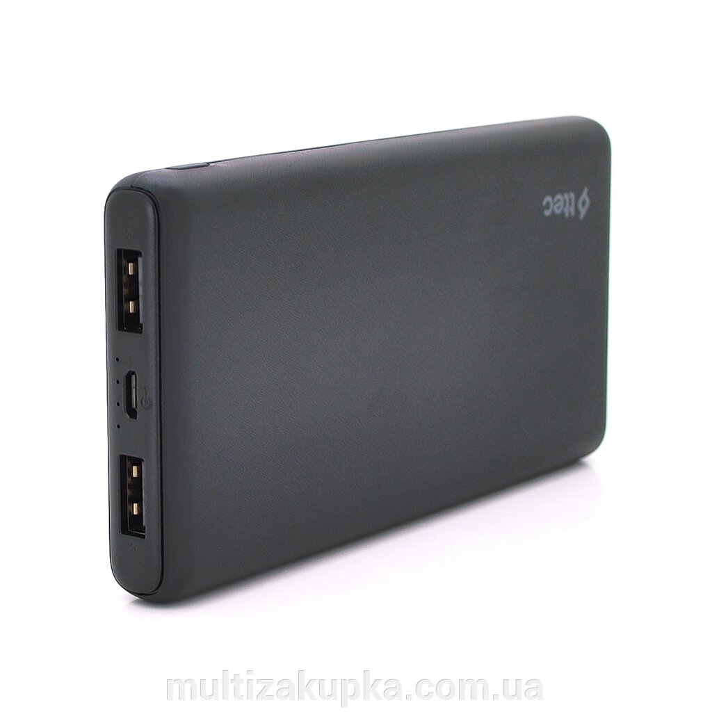 PowerbankTtec 10000mAh, Led, Output: 2*USB, 20W, Black, Q36 від компанії Mультізакупка - фото 1