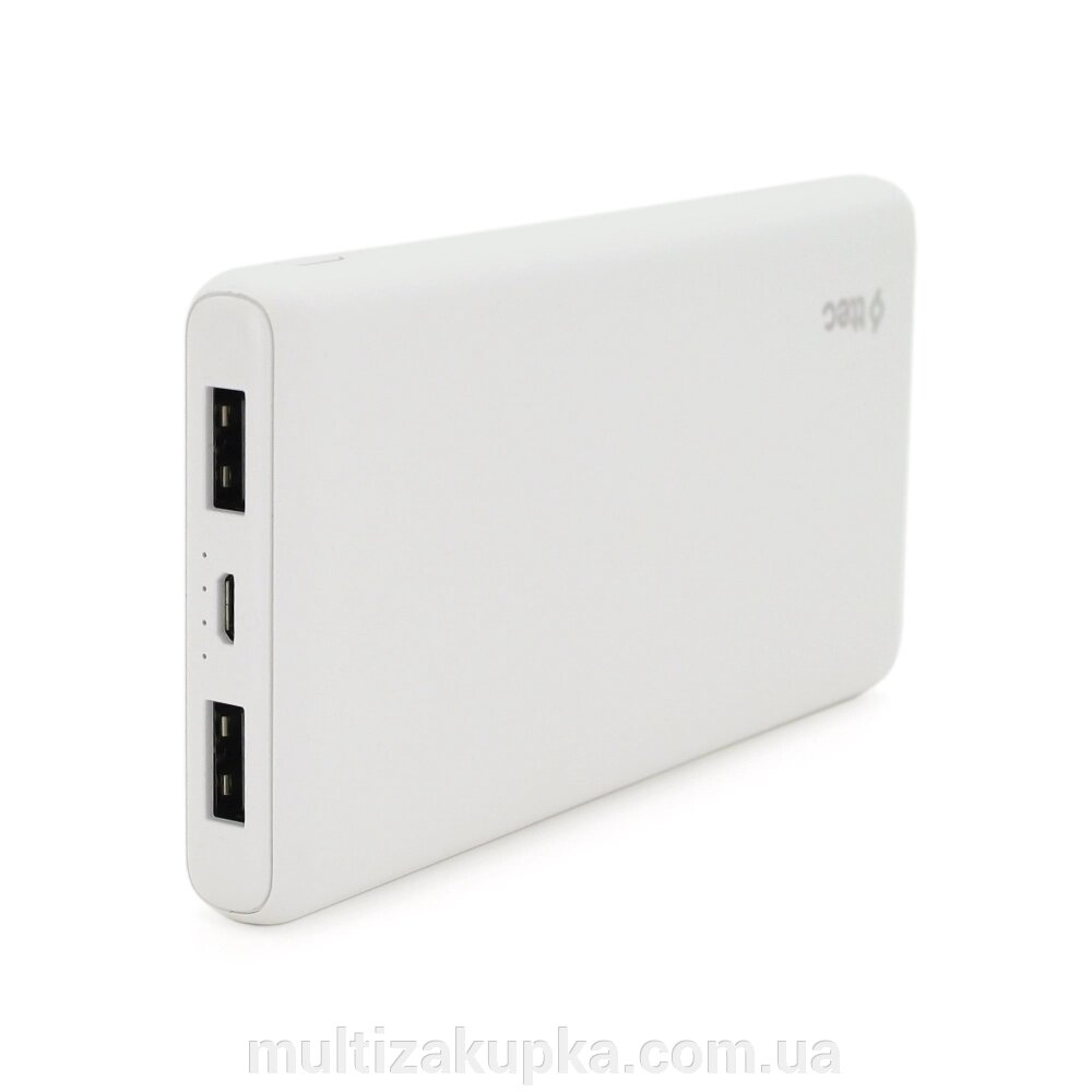 PowerbankTtec 10000mAh, Output: 2USB/microUSB, 20W, White від компанії Mультізакупка - фото 1