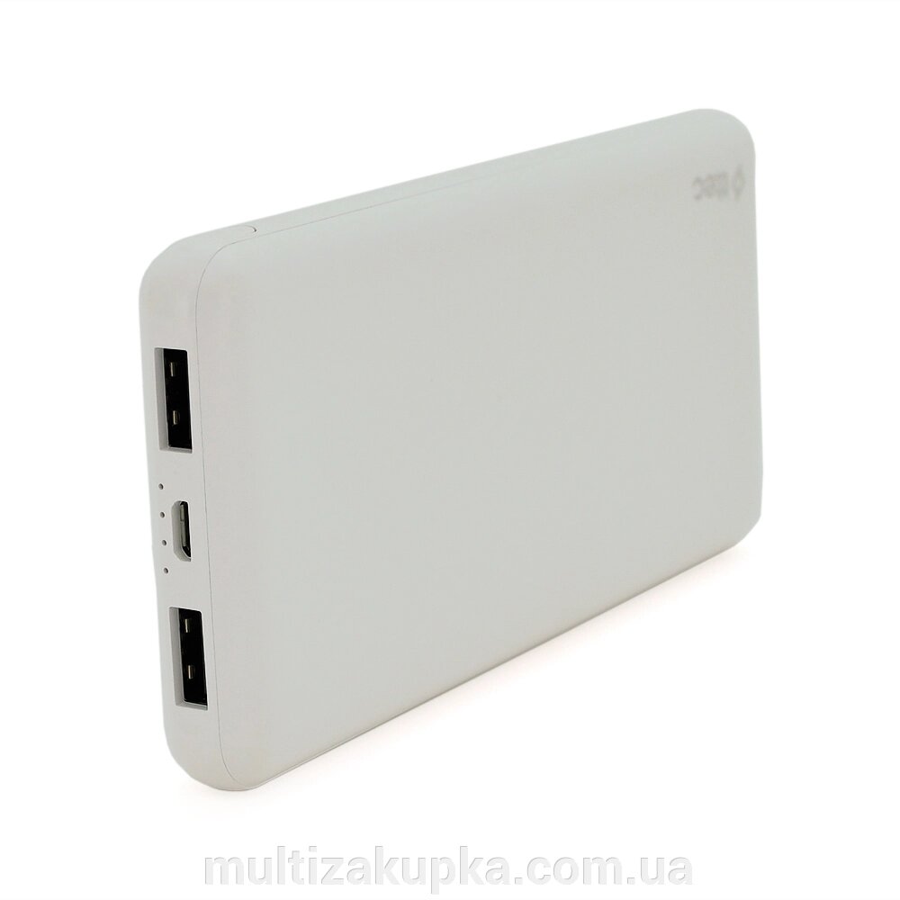 PowerbankTtec 10000mAh, Output: 2USB/microUSB, 20W, White від компанії Mультізакупка - фото 1