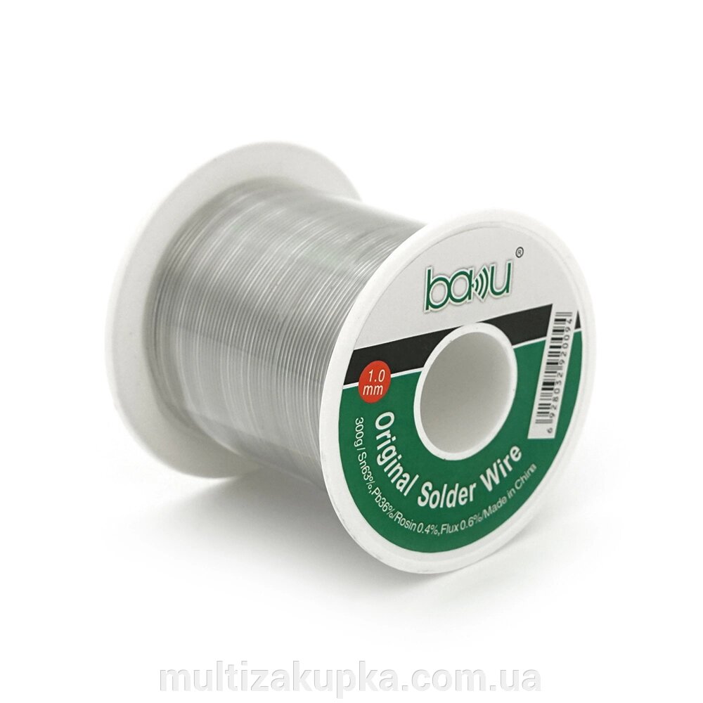 Припій BAKKU дротяний Solder wire BK 1.0*300G A DIA 1,0mm (250g) від компанії Mультізакупка - фото 1