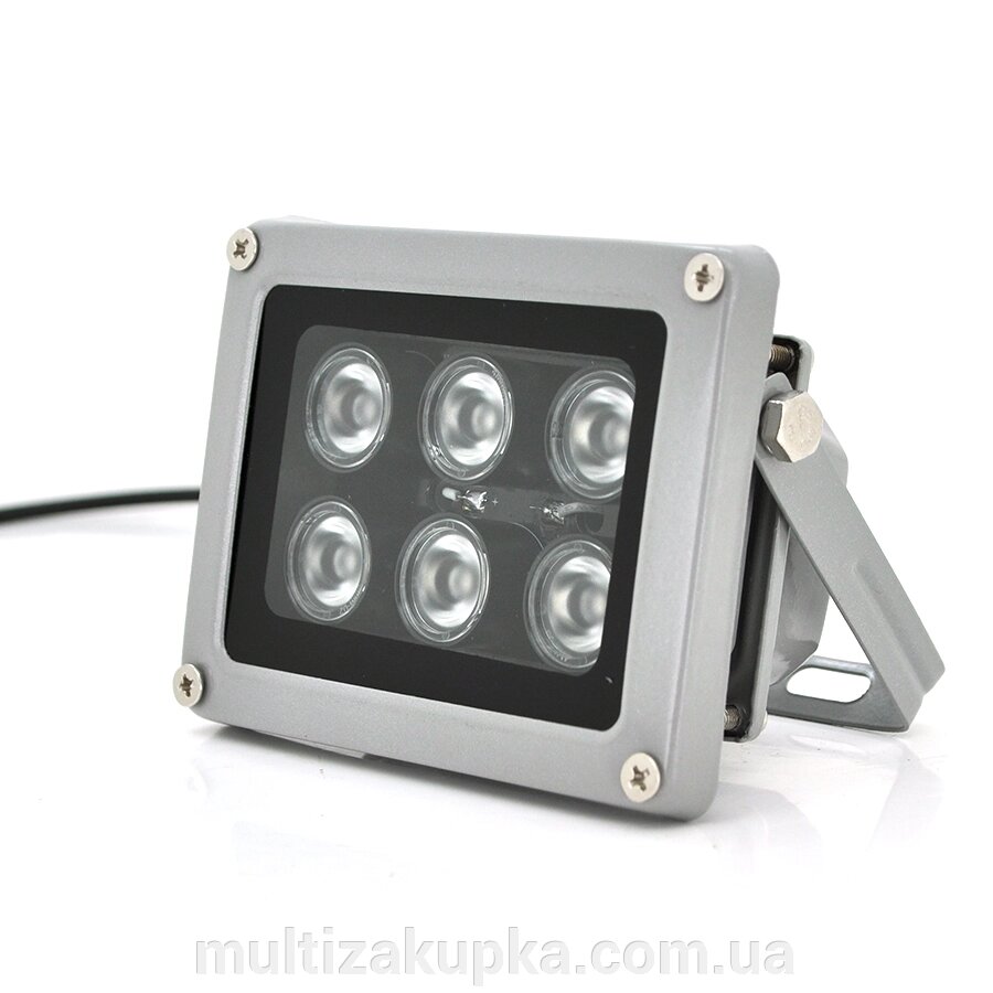 Прожектор спрямований з сутінковим датчиком YOSO 12V 12W, 6LED, IP66, кут огляду 60 °, робоча відстань до 30м, від компанії Mультізакупка - фото 1