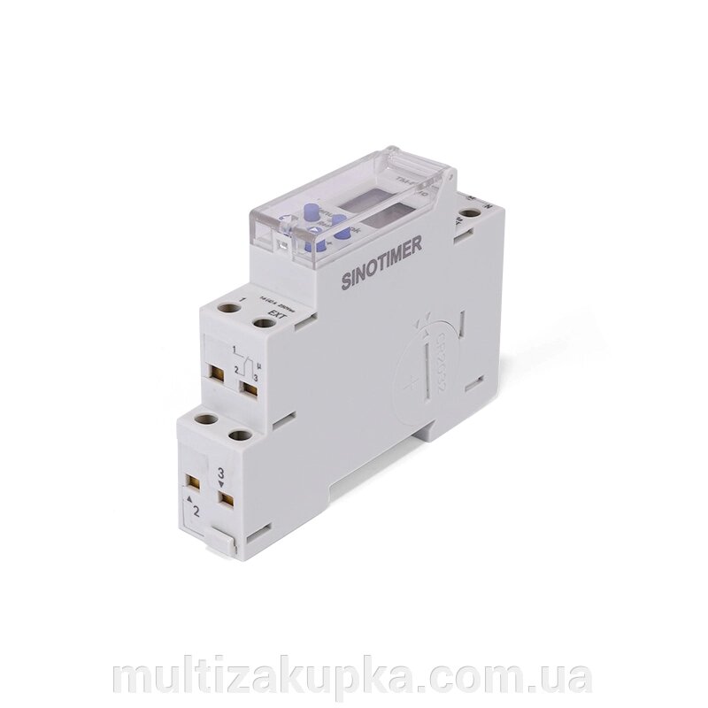 Реле часу Sinotimer TM610-2, 24 години/7 днів, на DIN-рейку 1P, LCD, програмований, змінна батарея, 16А, 220V, 88х66х18 від компанії Mультізакупка - фото 1