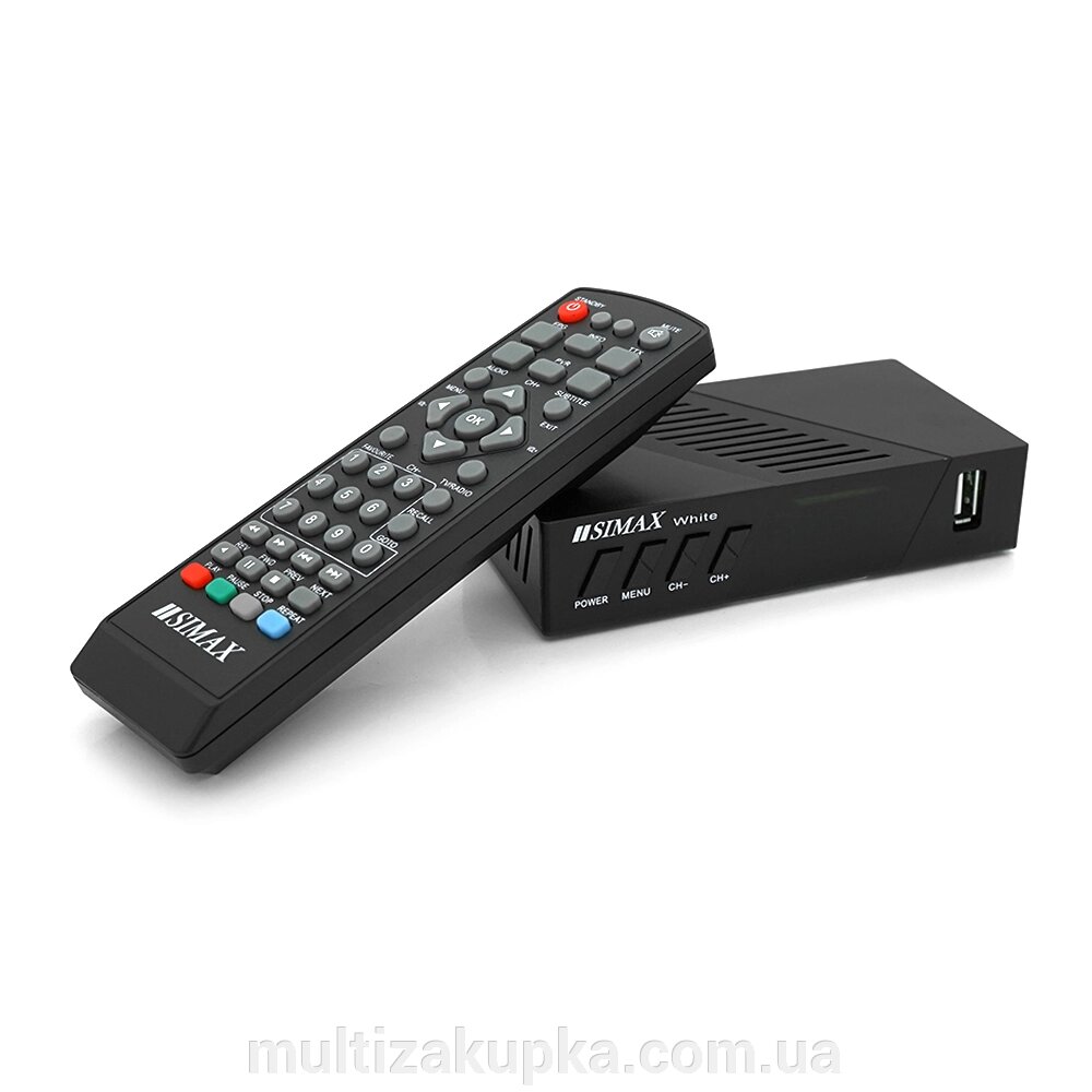 Ресивер (тюнер) IPTV DVB-T2 SIMAX GREEN HD (opera Digital) від компанії Mультізакупка - фото 1