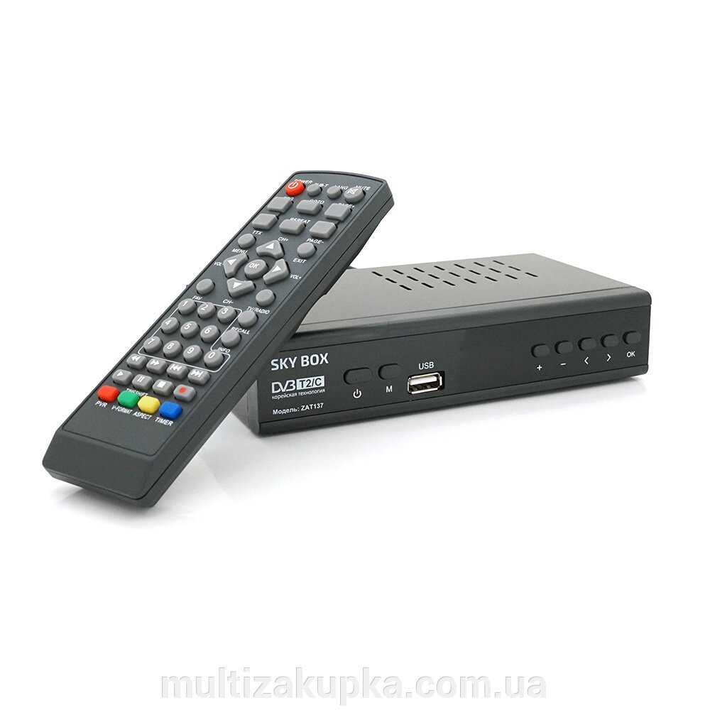 Ресивер (тюнер) IPTV DVB-T2 ZAR 137 від компанії Mультізакупка - фото 1