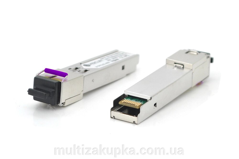 SFP модуль MERCURY 1.25G 1310nm 20km WDM SC підтримка DDM TX1310/RX1550 від компанії Mультізакупка - фото 1