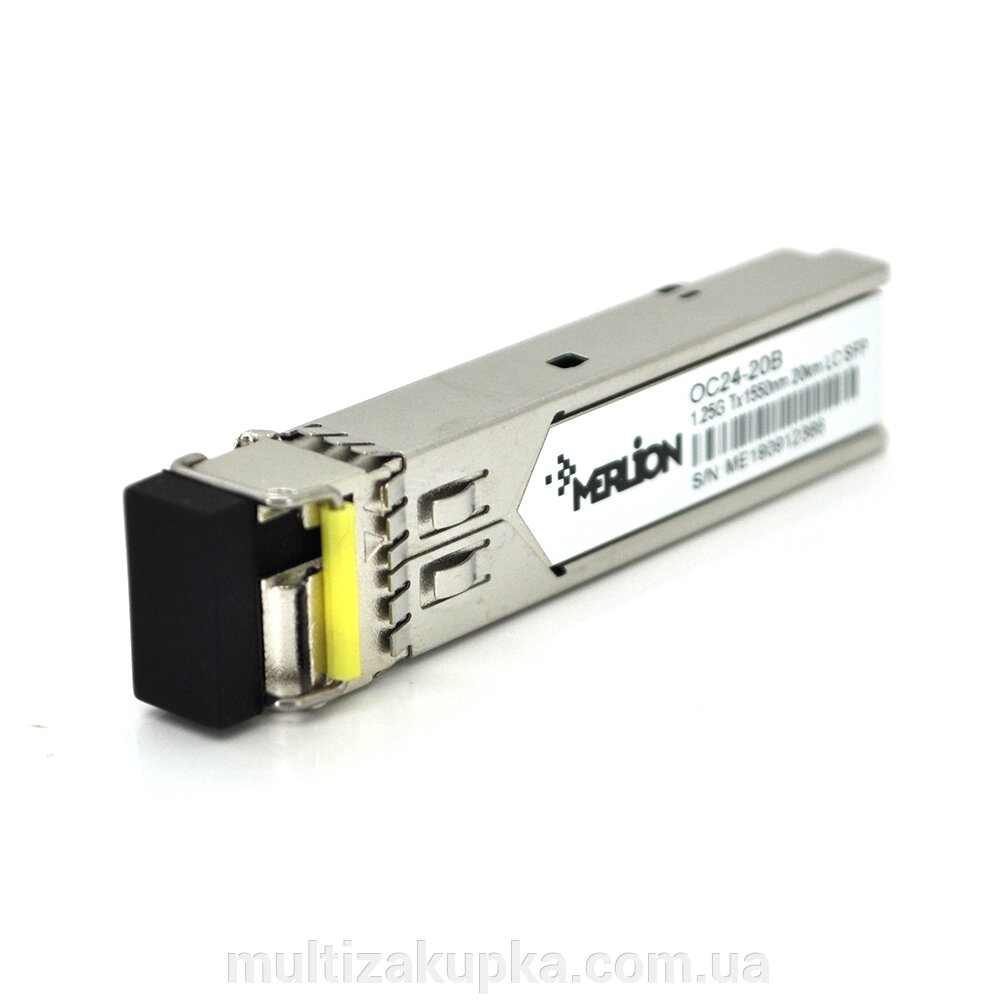 SFP модуль Merlion 1.25G 1550nm 20Km WDM LC від компанії Mультізакупка - фото 1