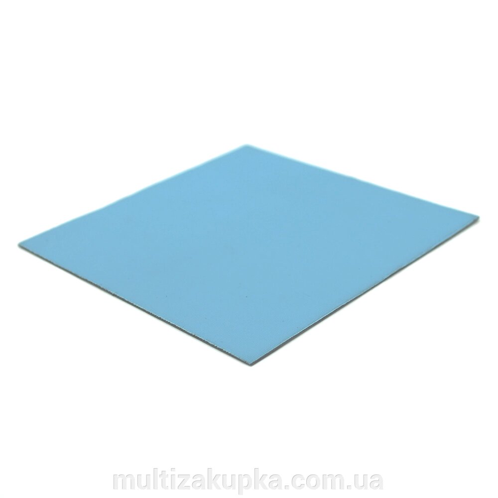 Силіконова термопрокладка HY-100-1, 100x100x0.5mm, Blue, > 4,0W / m-K, -40 ° 240 °, питома вага -2g / cm3, OEM від компанії Mультізакупка - фото 1